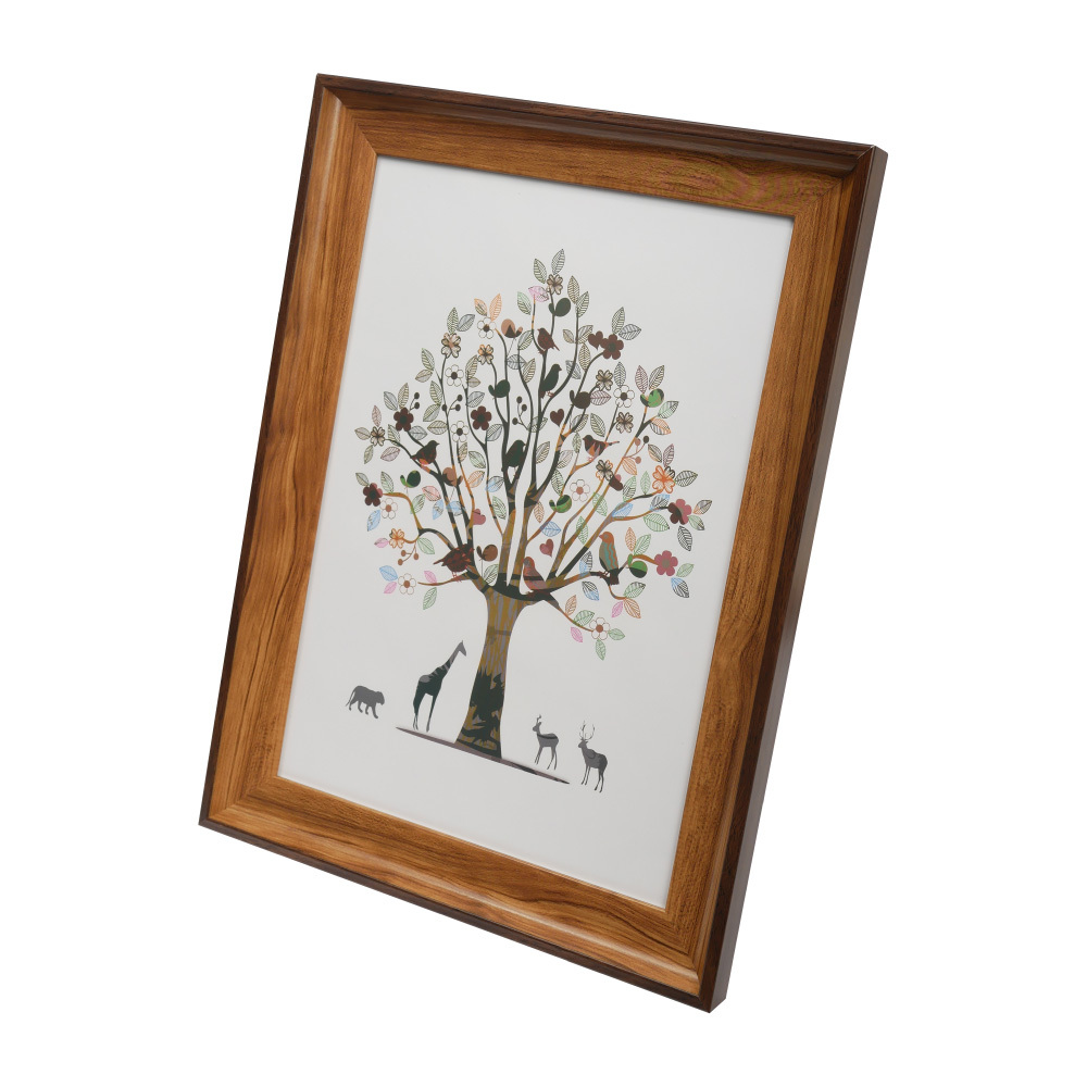 歐款A4獎狀證書相框 - 雙色胡桃