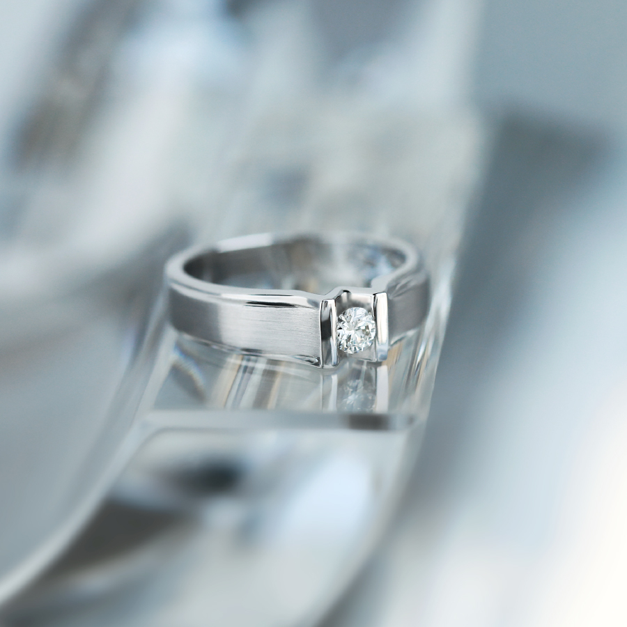 真摯 － 20分鑽石男戒