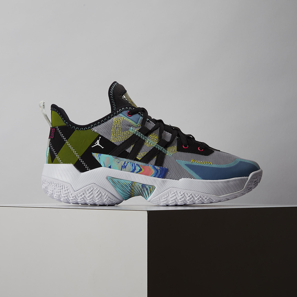 Nike Jordan One Take II PF 男鞋 灰黑 避震 包覆 明星款 運動 籃球鞋 CW2458-003