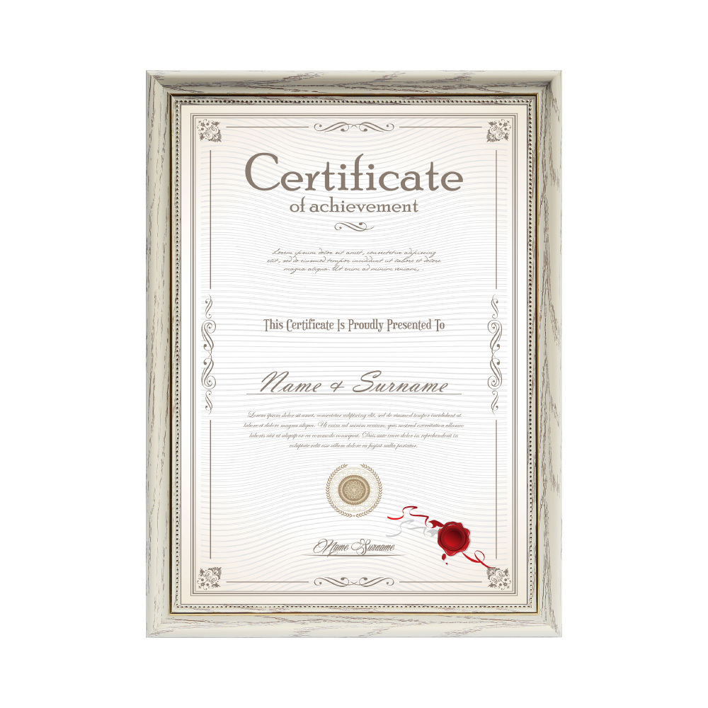 A4 獎狀證書相框 - 美式款