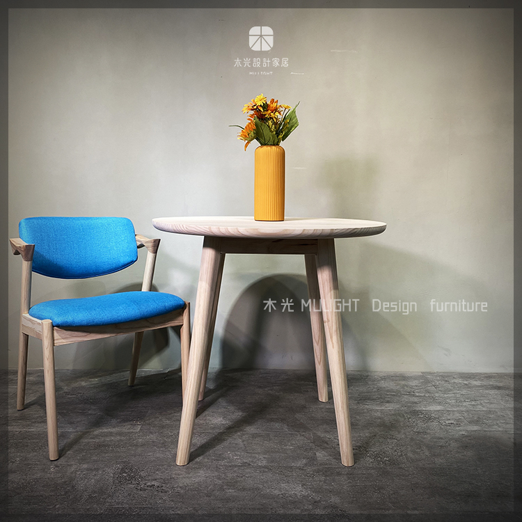 台灣製-Finn北歐全實木商用圓桌|可訂製