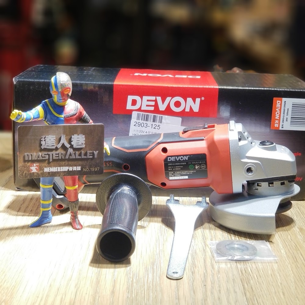 DEVON 大有 2905-Li-20AG125Q 快拆罩磨機（調速板）