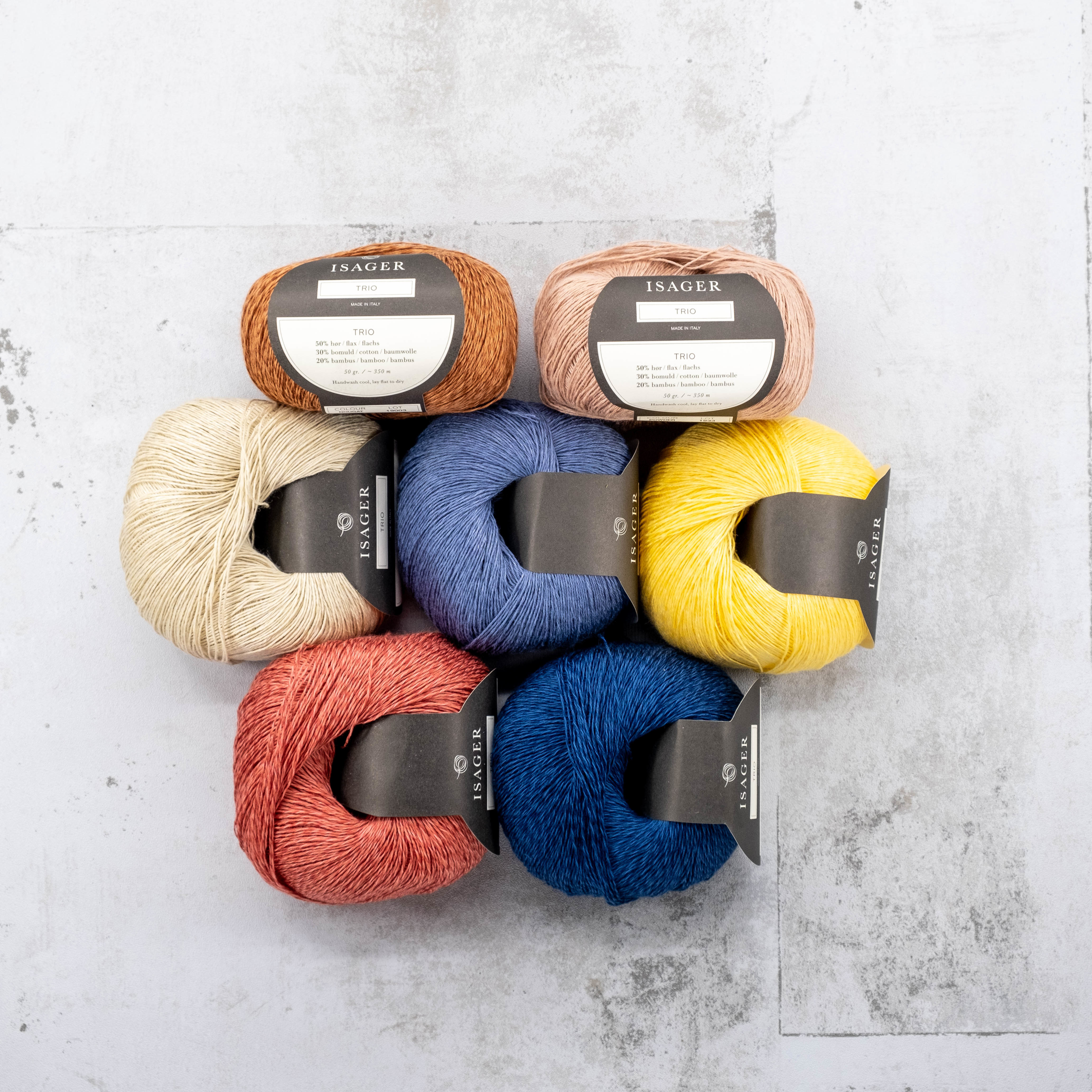 Trio 1 亞麻混紡夏紗- Isager