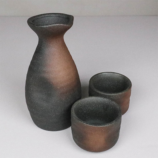 【美濃燒】備前吹 清酒器組