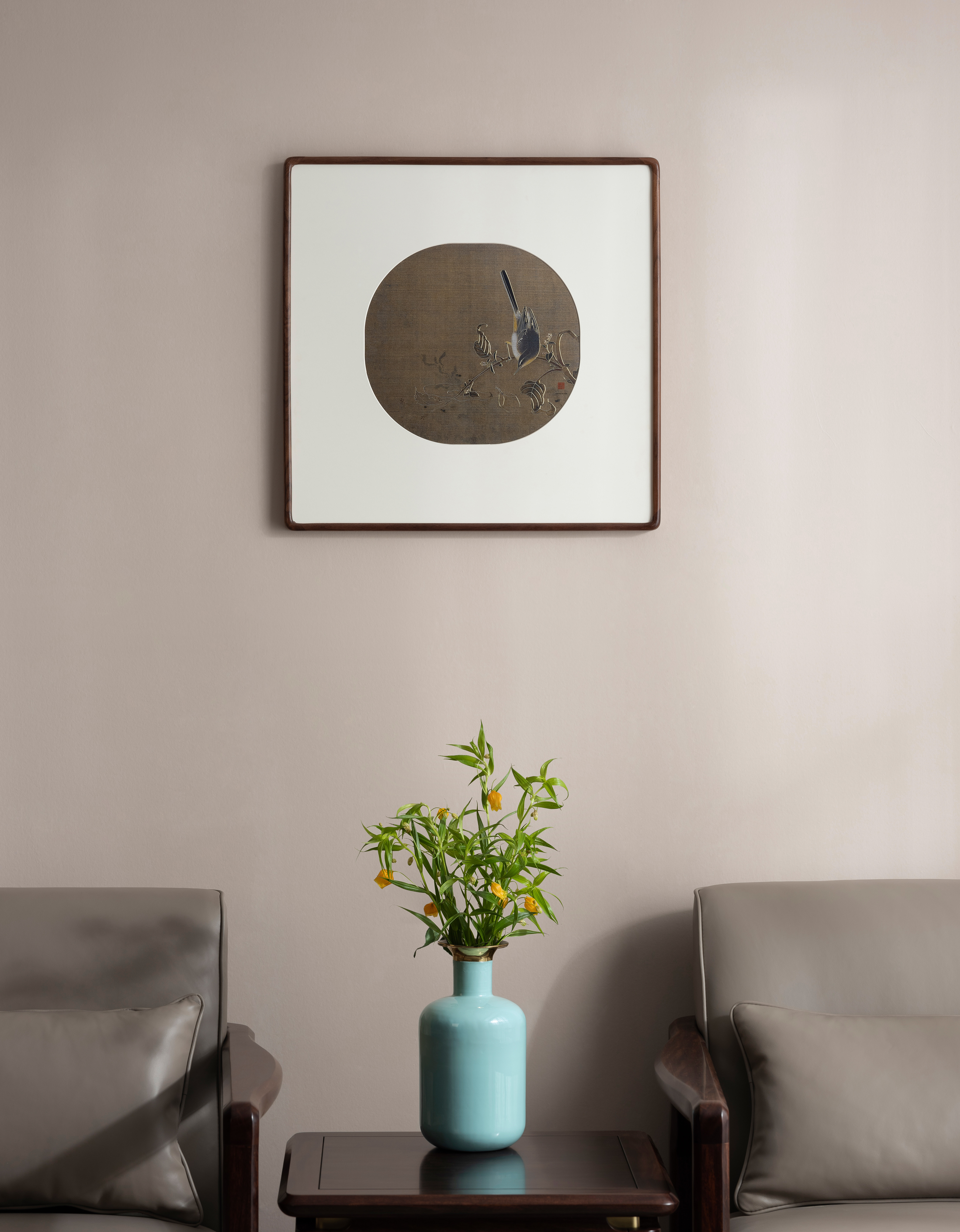 宋代紅蓼水禽圖(銅雕畫)◇已停產◇