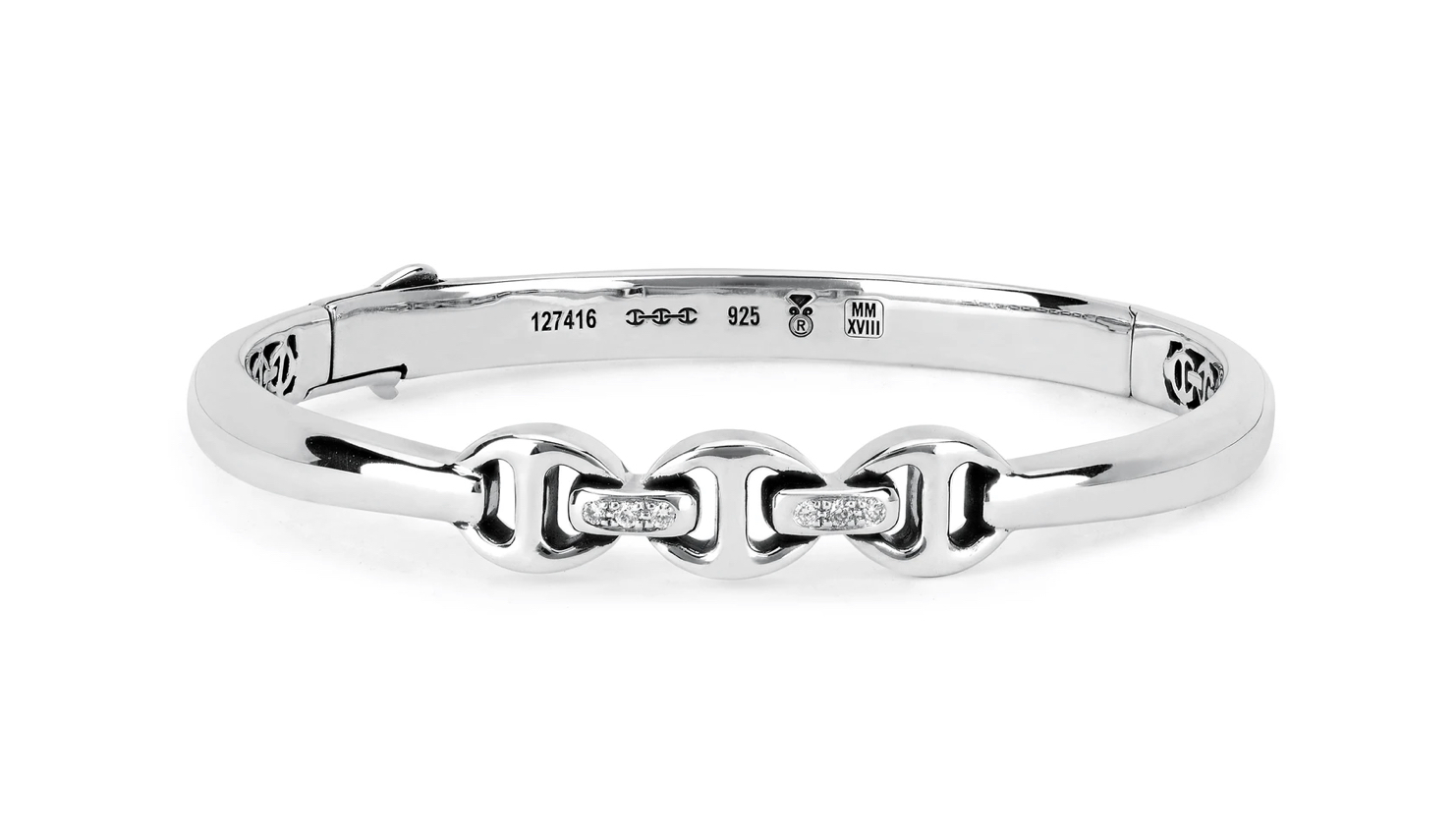 SIRKLE BRACELET WITH DIAMOND BRIDGES