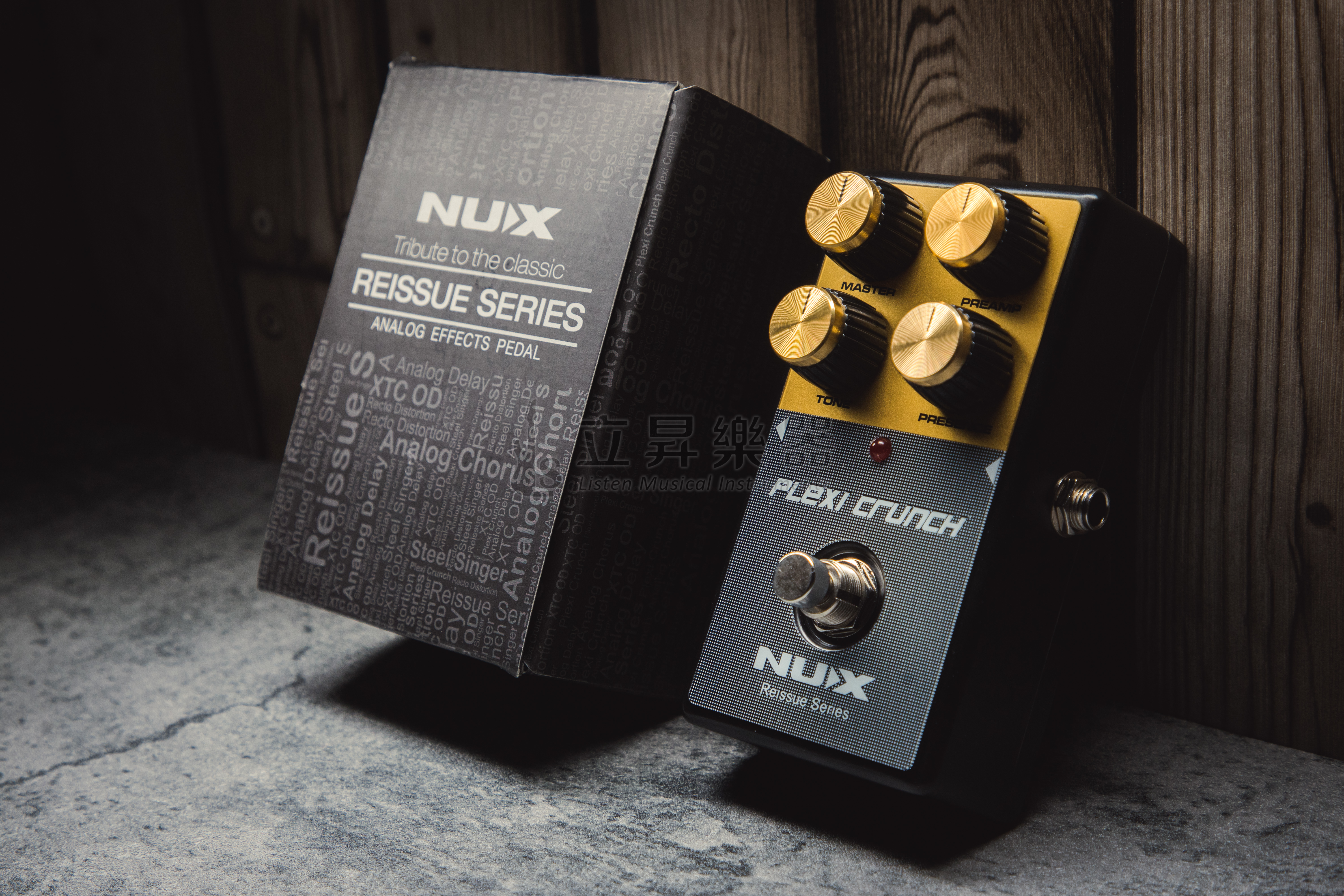 NUX Plexi Crunch 失真效果器 (購買即搭贈 Prefox 捲弦器)