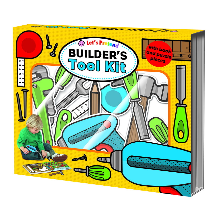 Let's Pretend：Builder's Tool Kit 工具達人拼圖遊戲書(英國版)