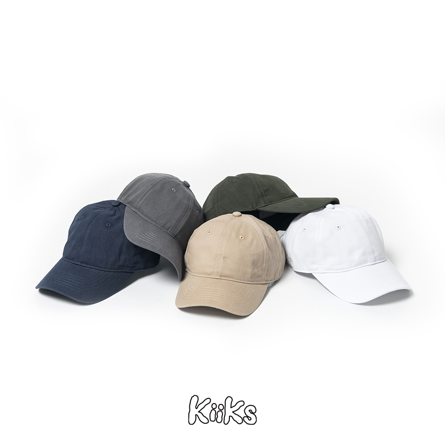 6 PANEL CAP 六片帽 棒球帽 老帽 彎帽 鴨舌帽 輕水洗質感 CP-CP-8  [EW]