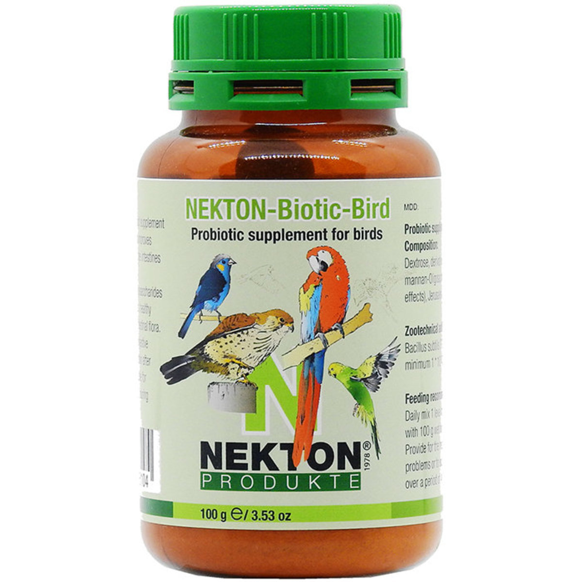 NEKTON-Biotic-Bird - Probiotikum für gesunde Darmflora bei Vögeln