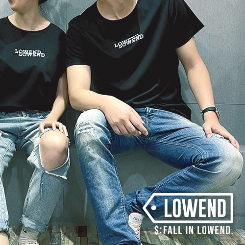 【蛋塔自創品牌】LOWEND低端黑T恤