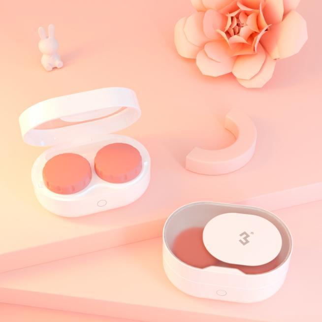 【3N隱形眼鏡還原儀Mini2.0潤眼版】還原儀【正品】✔.3分鐘鏡片補水，徹底恢復鏡片水潤度 ✔一鍵式智能清洗 ✔一倉多用，可拆卸做鏡盒使用