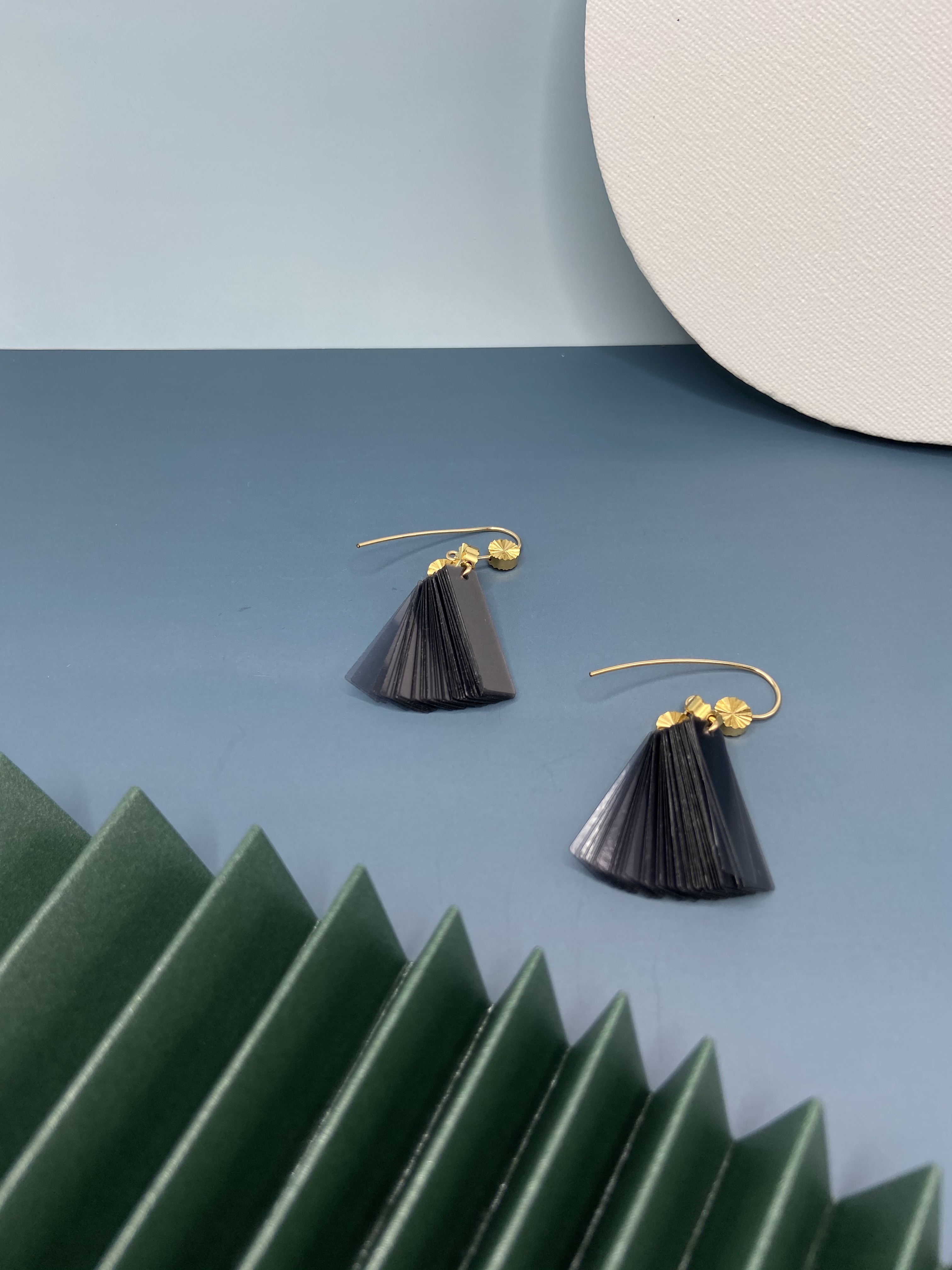 COLECOOL原創14k包金珠片耳環 日本風格耳環 情人節禮物