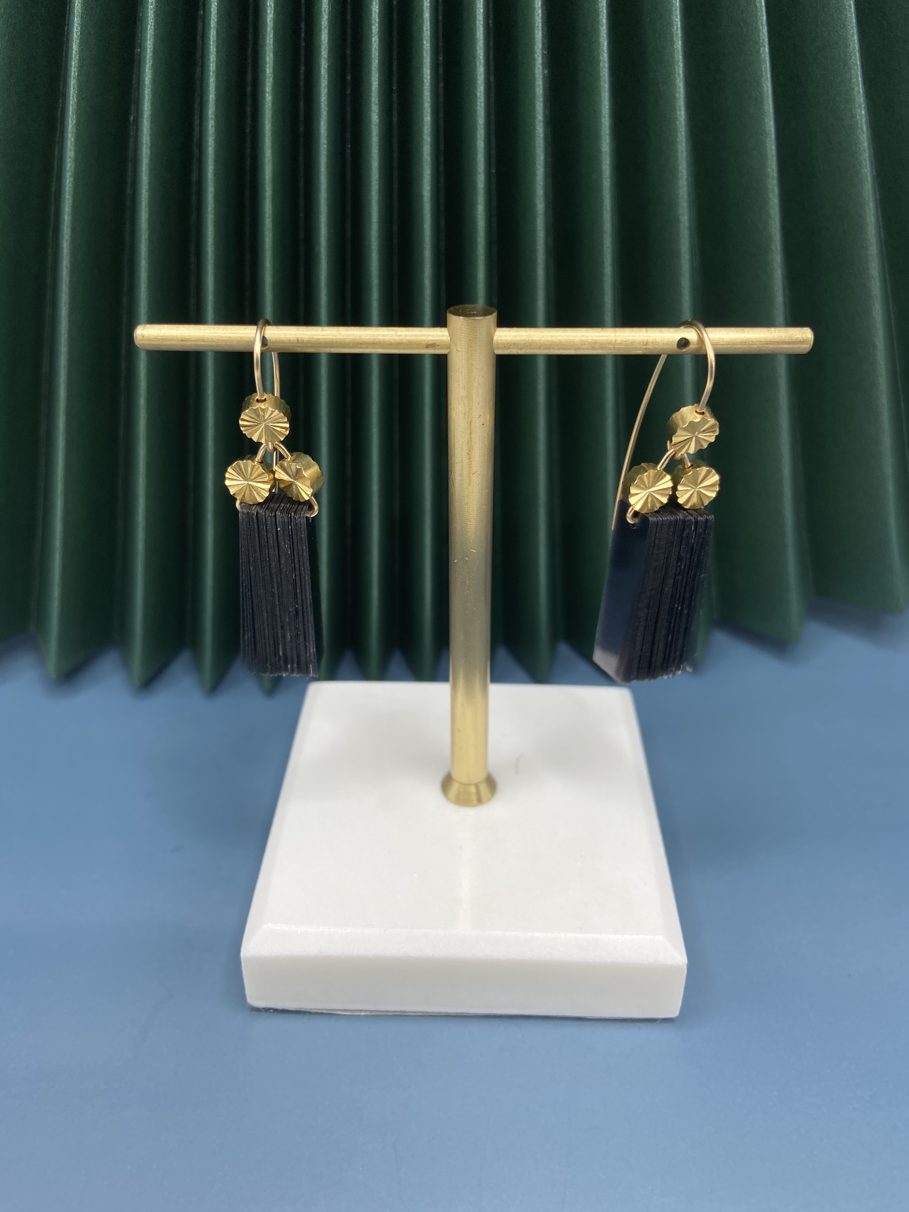 COLECOOL原創14k包金珠片耳環 日本風格耳環 情人節禮物