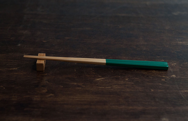 公長齋小菅-筷子 京都古箸-S-20cm／綠