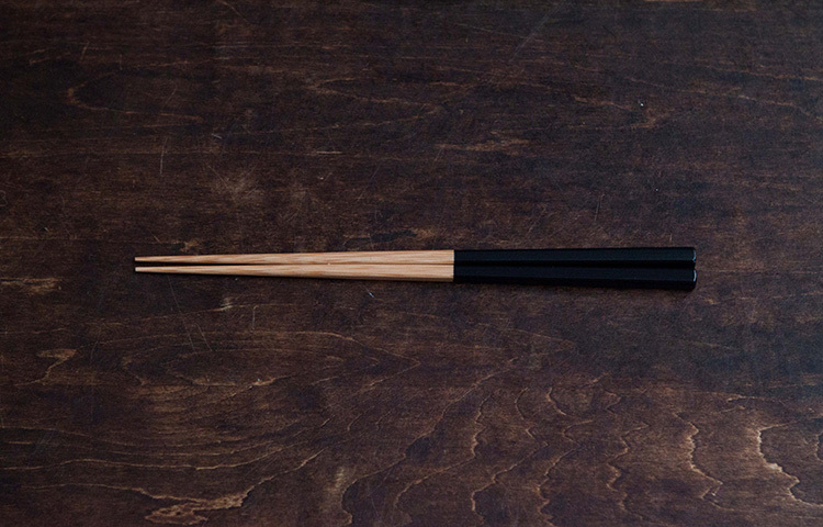 公長齋小菅-筷子 京都古箸-S-20cm／黑