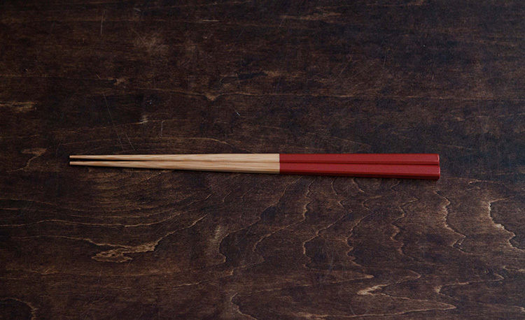 公長齋小菅-筷子 京都古箸-S-20cm／紅