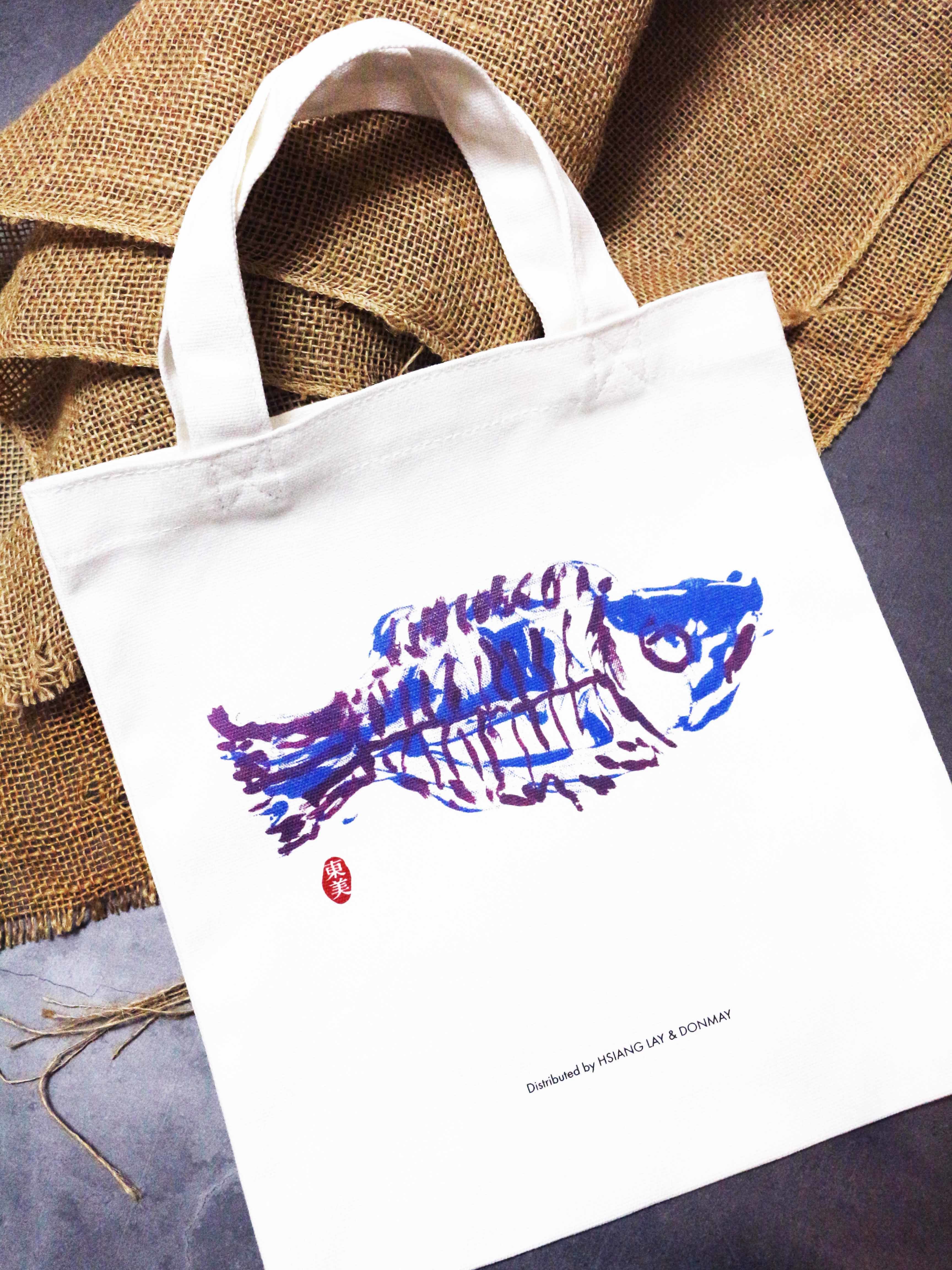 雷驤《風景》系列＜魚拓＞提袋