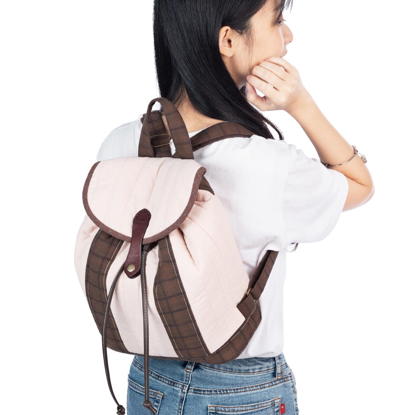 販售原尺寸【紙型+彩色說明書】(簡約幸福後背包)