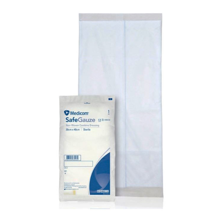 Medicom 麥迪康 - Safegauze 特強吸滲消毒無紡布 (20 x 40cm) | 10片 (獨立包裝)