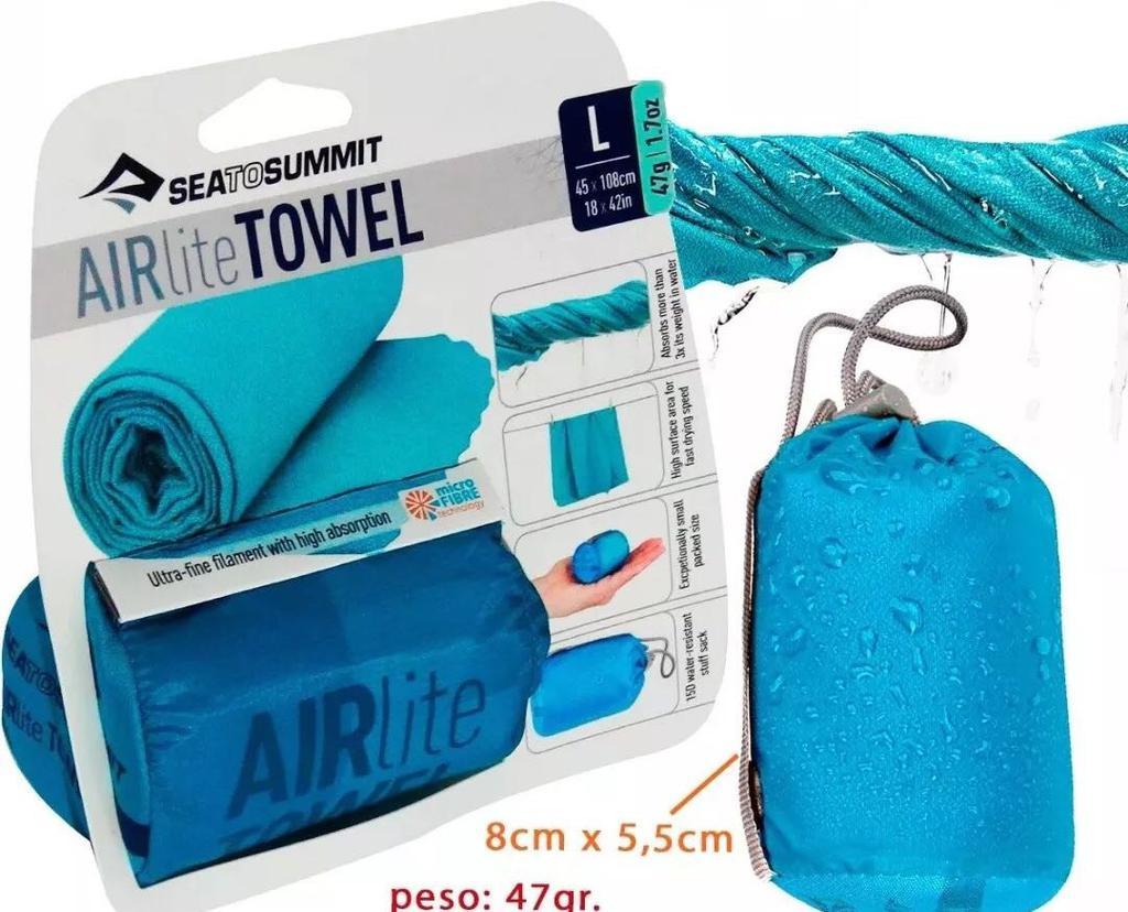 Sea to Summit Airlite Towel (Anti Bacterial Treated)
