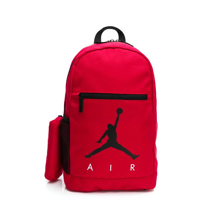 JORDAN 大LOGO 運動背包 雙肩包 學生書包 附小物包 紅 DJ5649-687 [台灣現貨]
