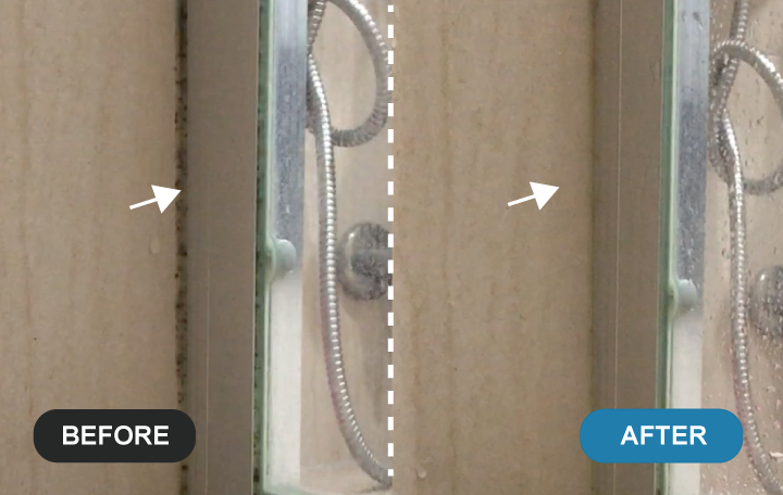 水垢清潔 使用前後差異