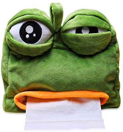 Pepe the Frog - 面癱法大面紙盒 / 梗圖佩佩娃