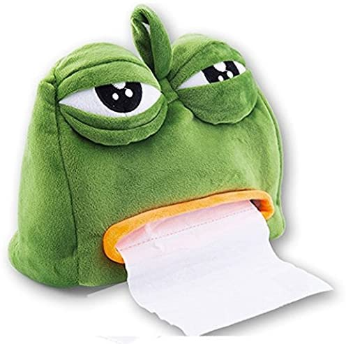 Pepe the Frog - 面癱法大面紙盒 / 梗圖佩佩娃