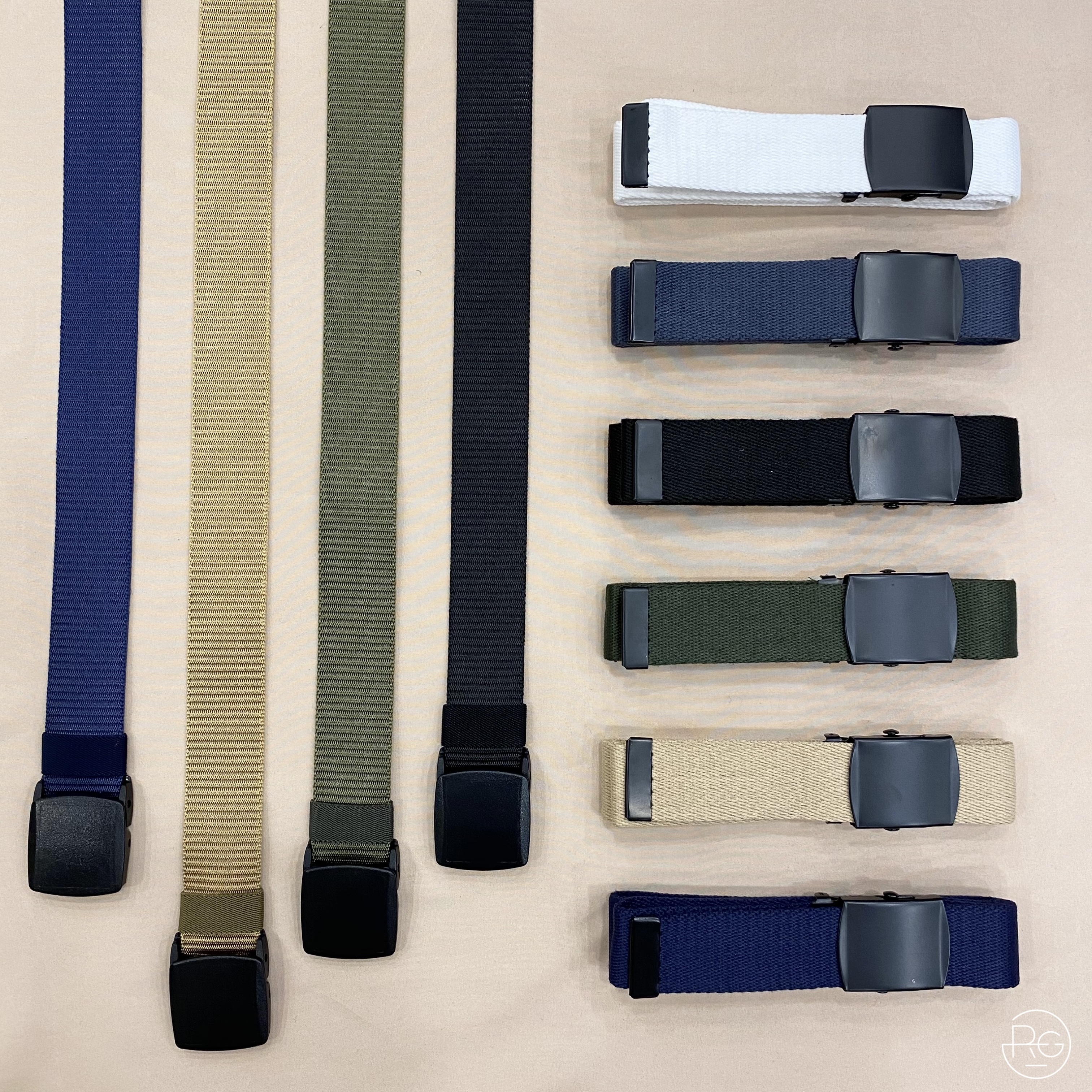 YKK 壓扣 帆布 尼龍 皮帶