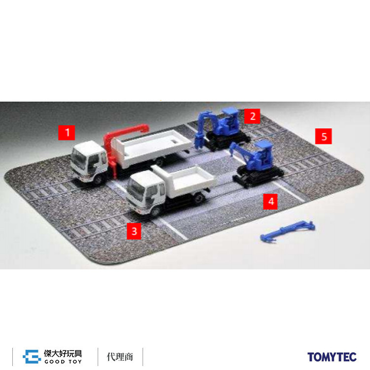 TOMYTEC 314882 卡車系列 鐵路公路兩用保線車輛組A (2輛)