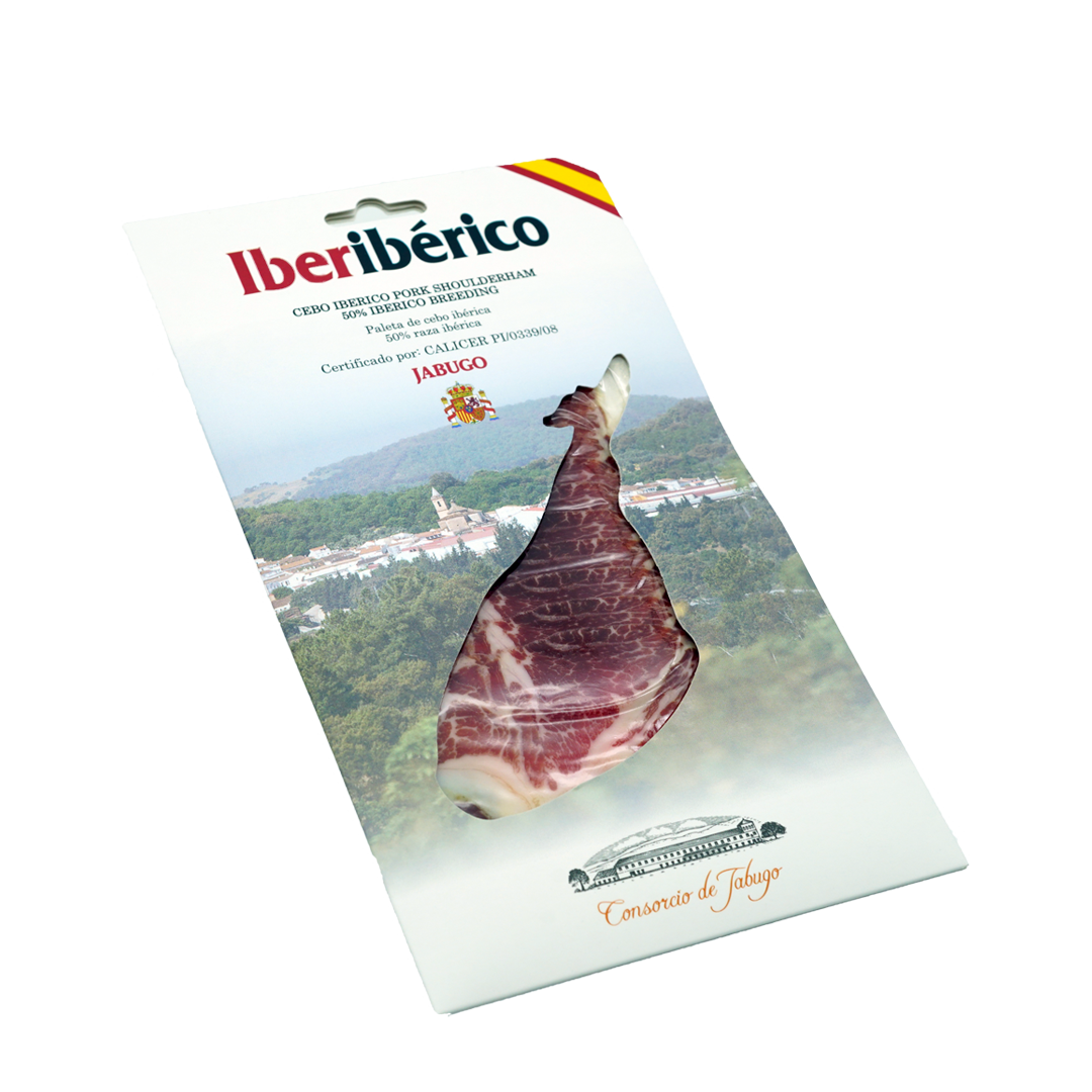 西班牙伊比利 IBERICO黑毛豬風乾火腿片 (風乾約21-24個月) (每包12片) 80g