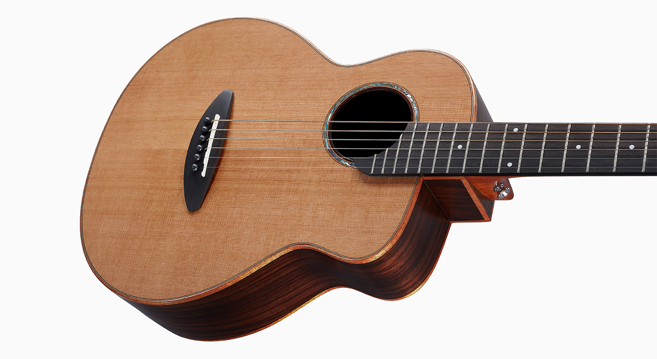 Sugita Kenji X aNueNue M60 mini guitar - Cedar*Rosewood