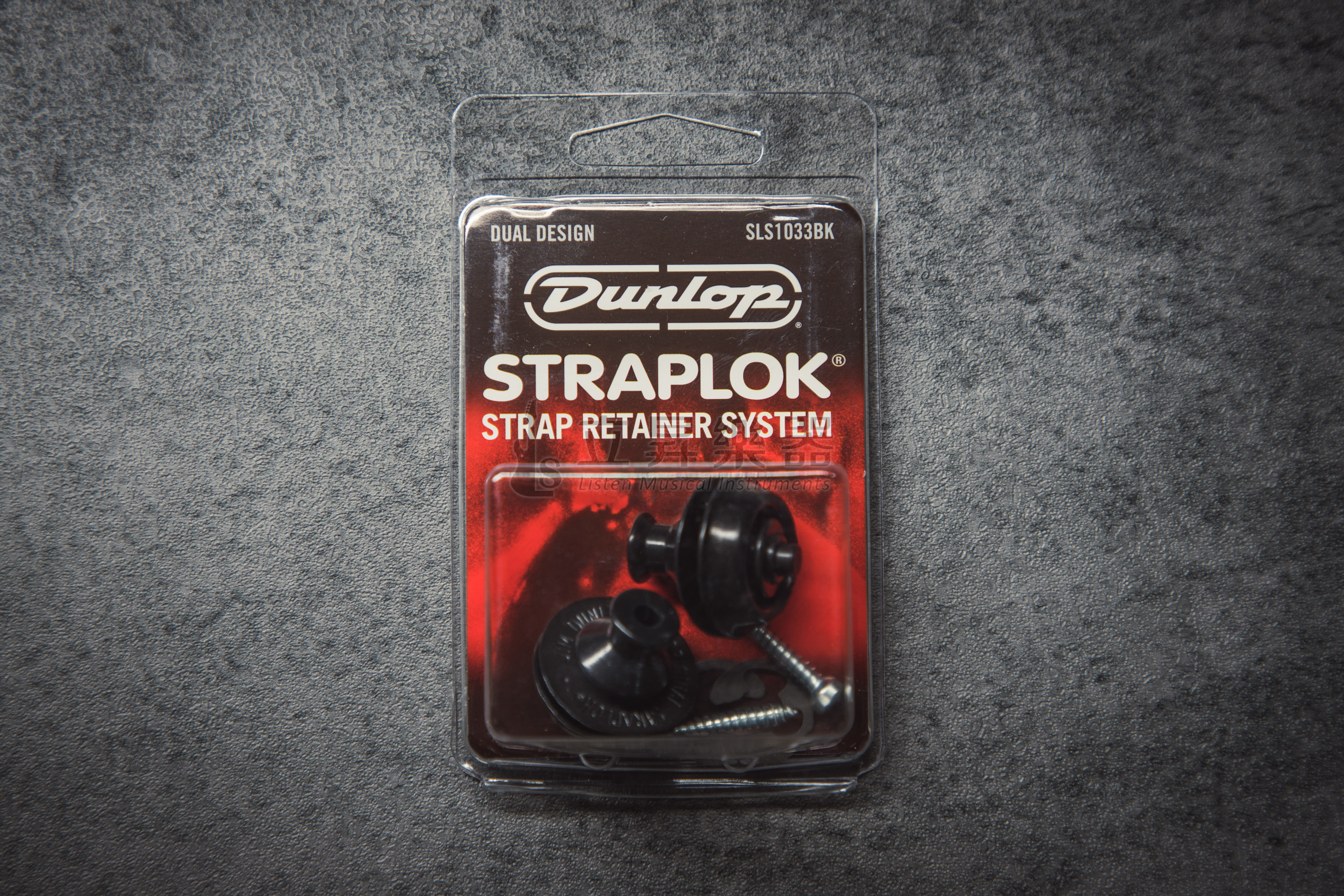 Dunlop 安全背帶扣 SLS1033BK 黑色 鍍鎳 電吉他 電貝斯 安全背釦