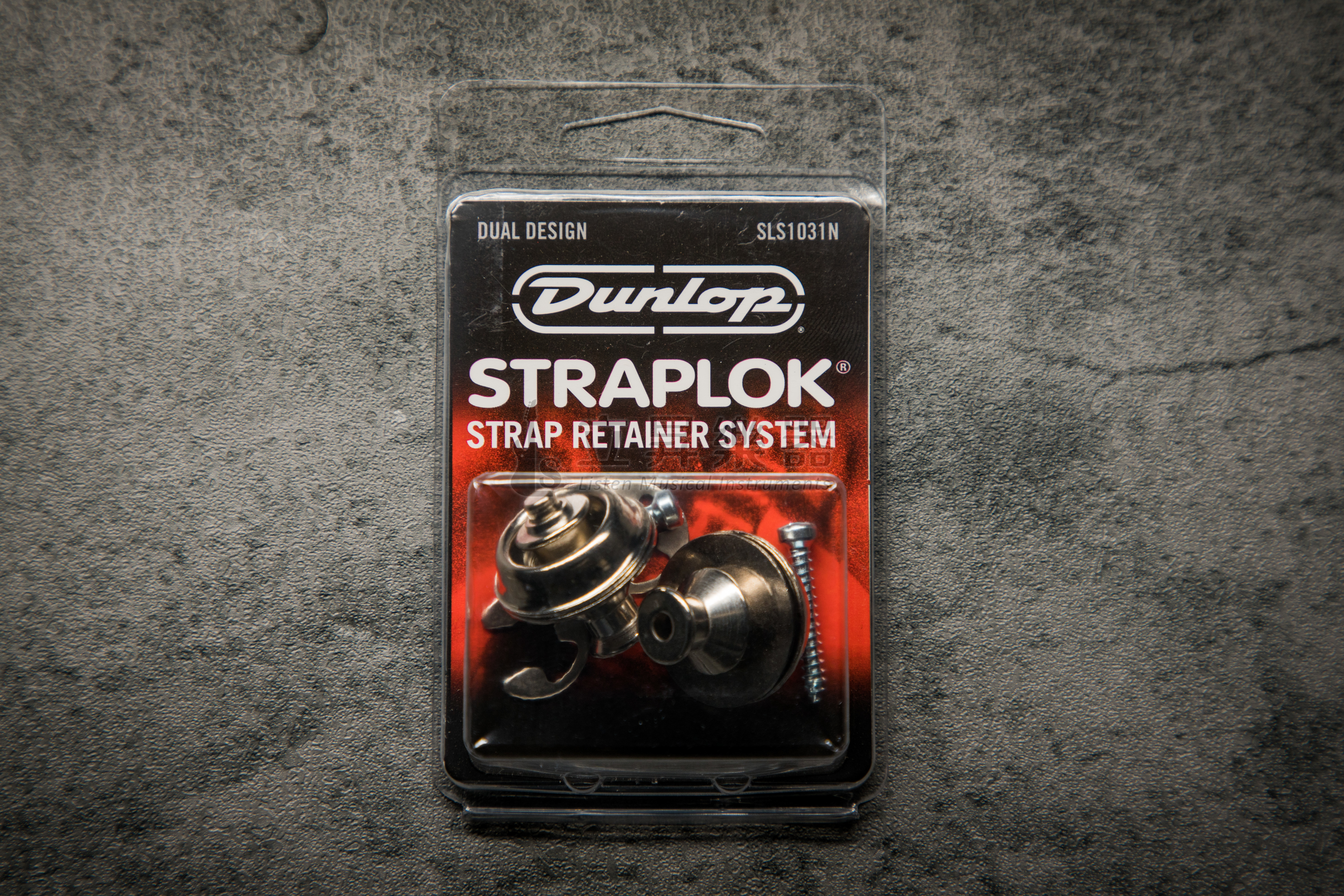 Dunlop 安全背帶扣 SLS1031N 銀色 鍍鎳 電吉他 電貝斯 安全背釦
