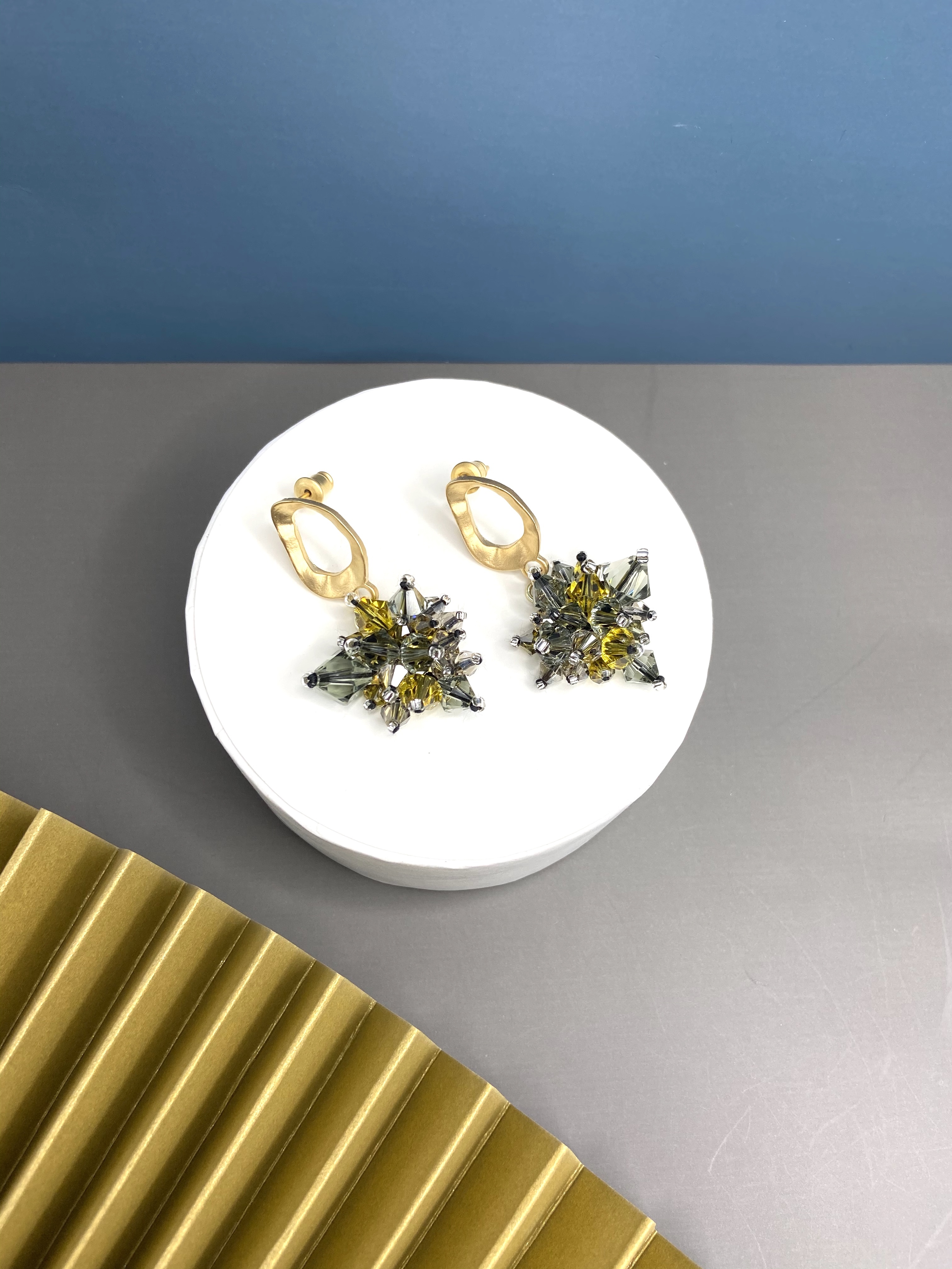 COLE COOL時尚施華洛世奇水晶925純銀雪花耳環 情人節耳環