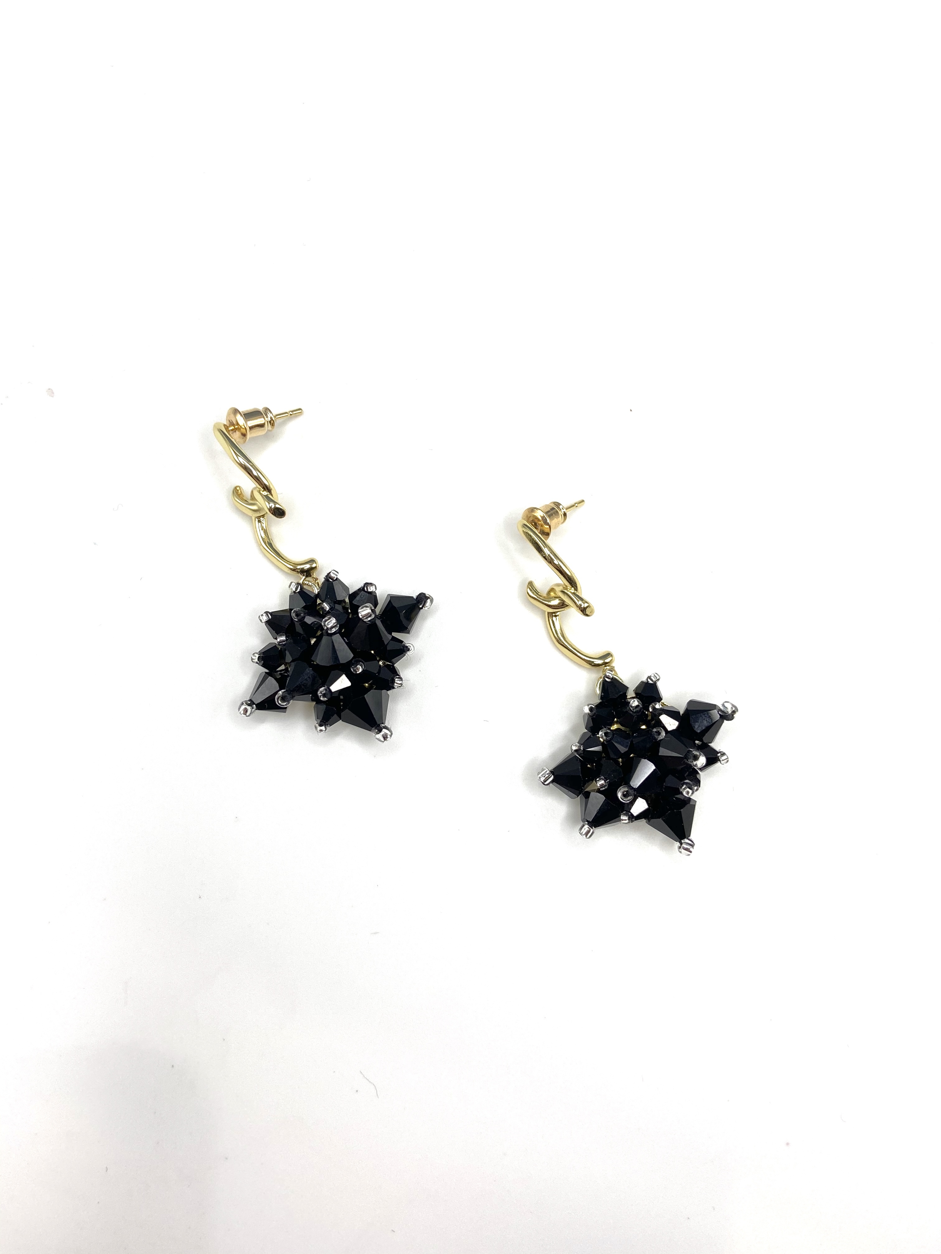 COLE COOL時尚施華洛世奇水晶925純銀雪花耳環 情人節耳環