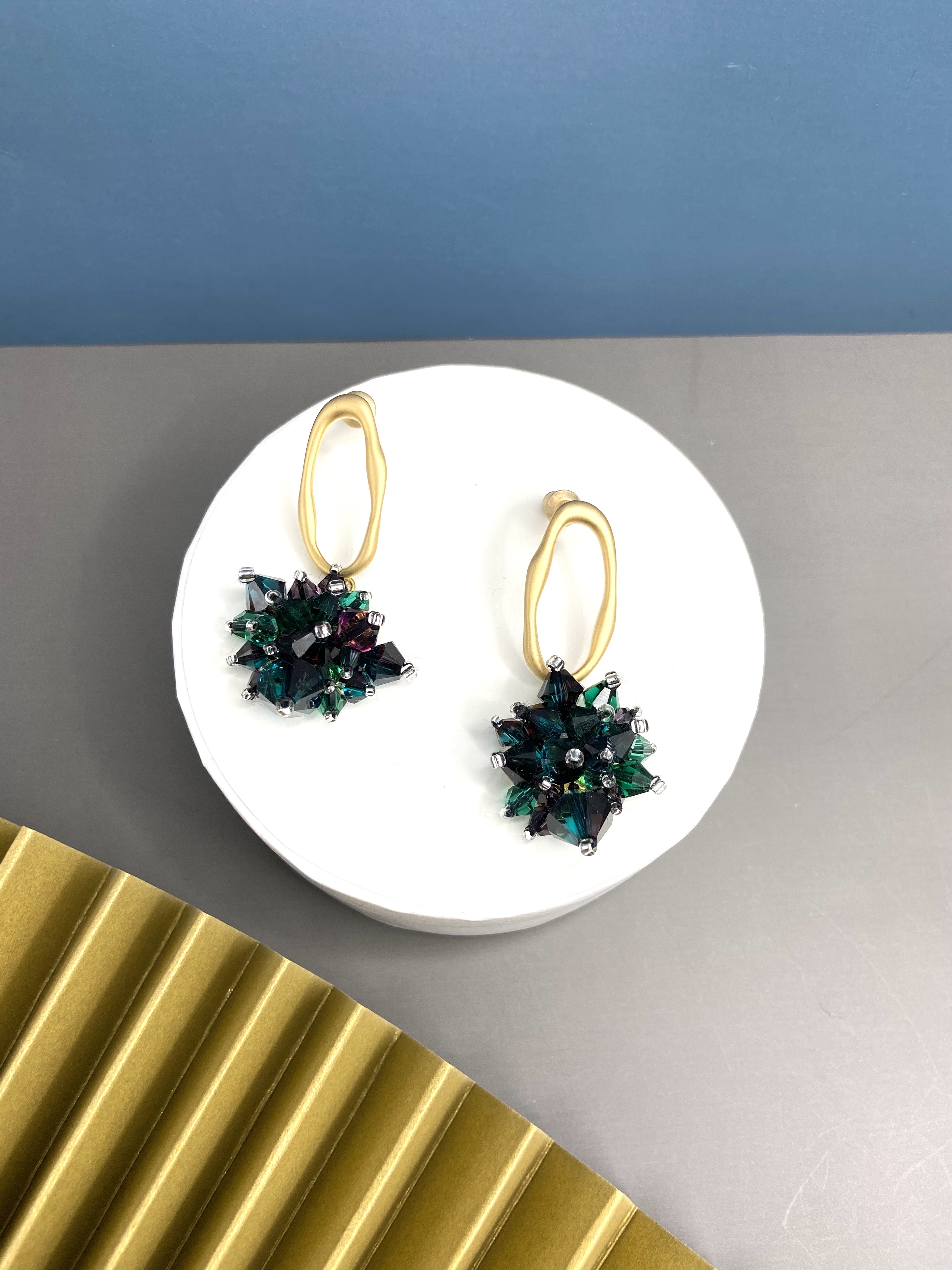 COLE COOL時尚施華洛世奇水晶925純銀雪花耳環 情人節耳環