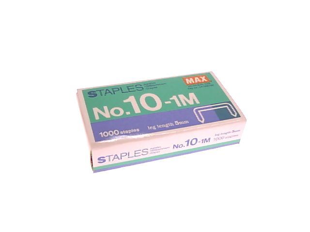Max 10-1M 釘書釘 5mm 10號書釘 (1000枚裝)