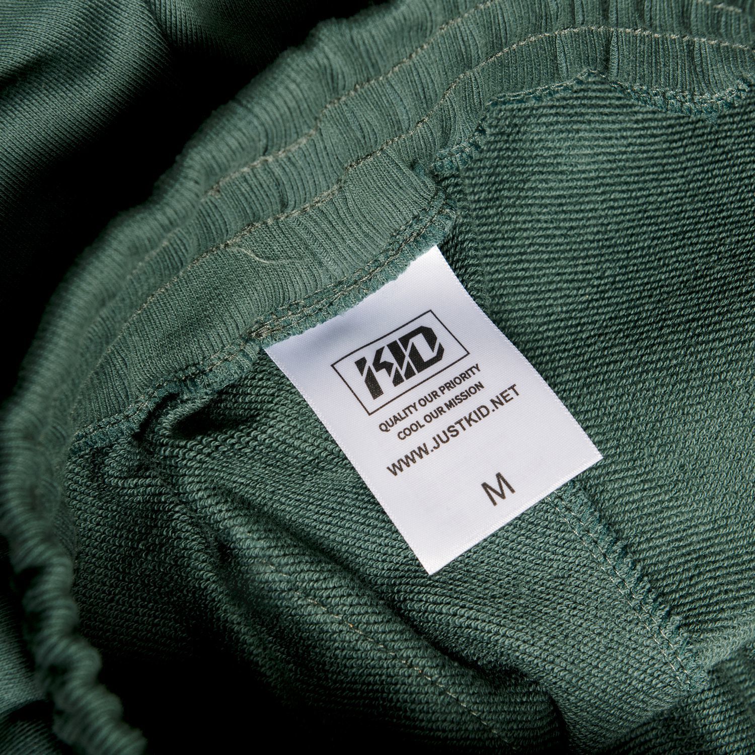 KID ® 野人生活拼接棉長褲 綠