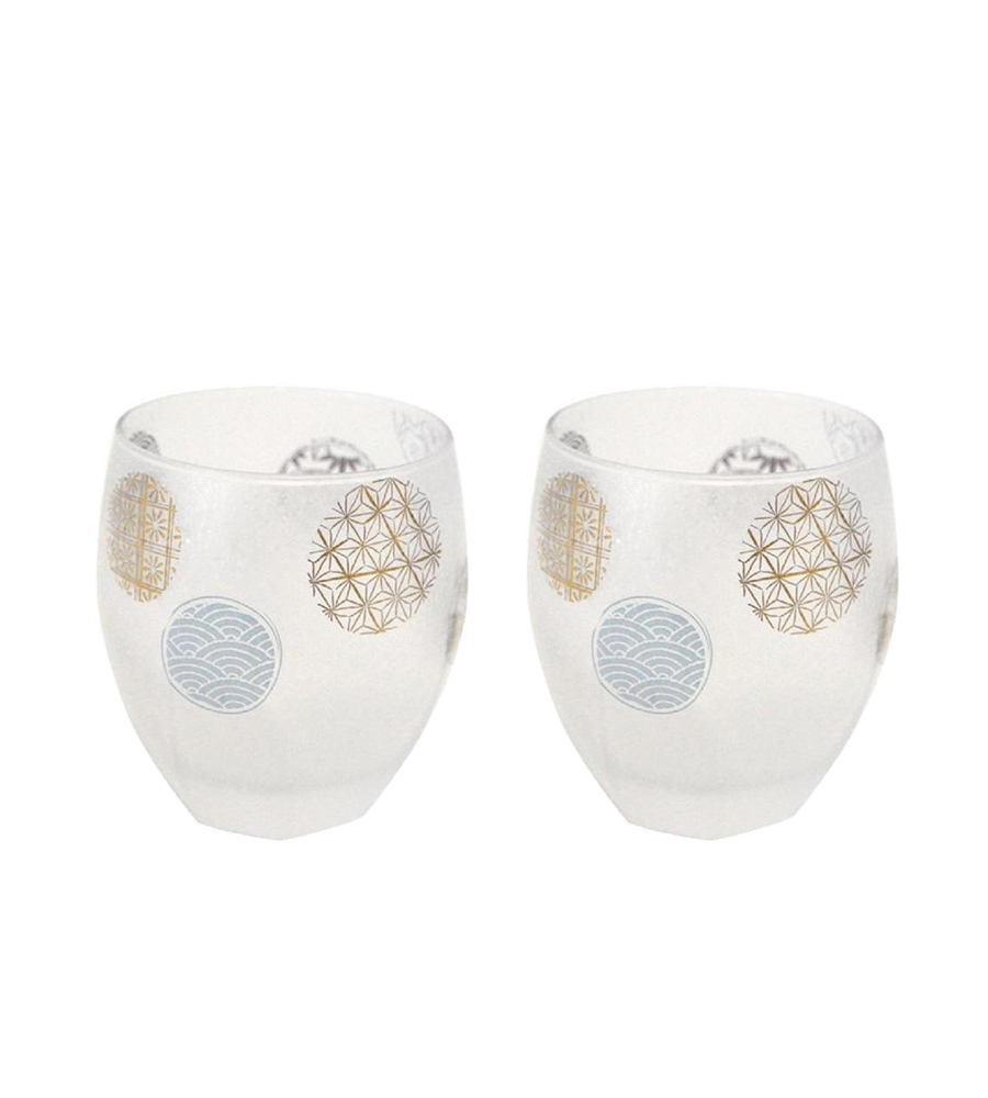 ADERIA 丸紋雙入杯禮盒組345ml/1組