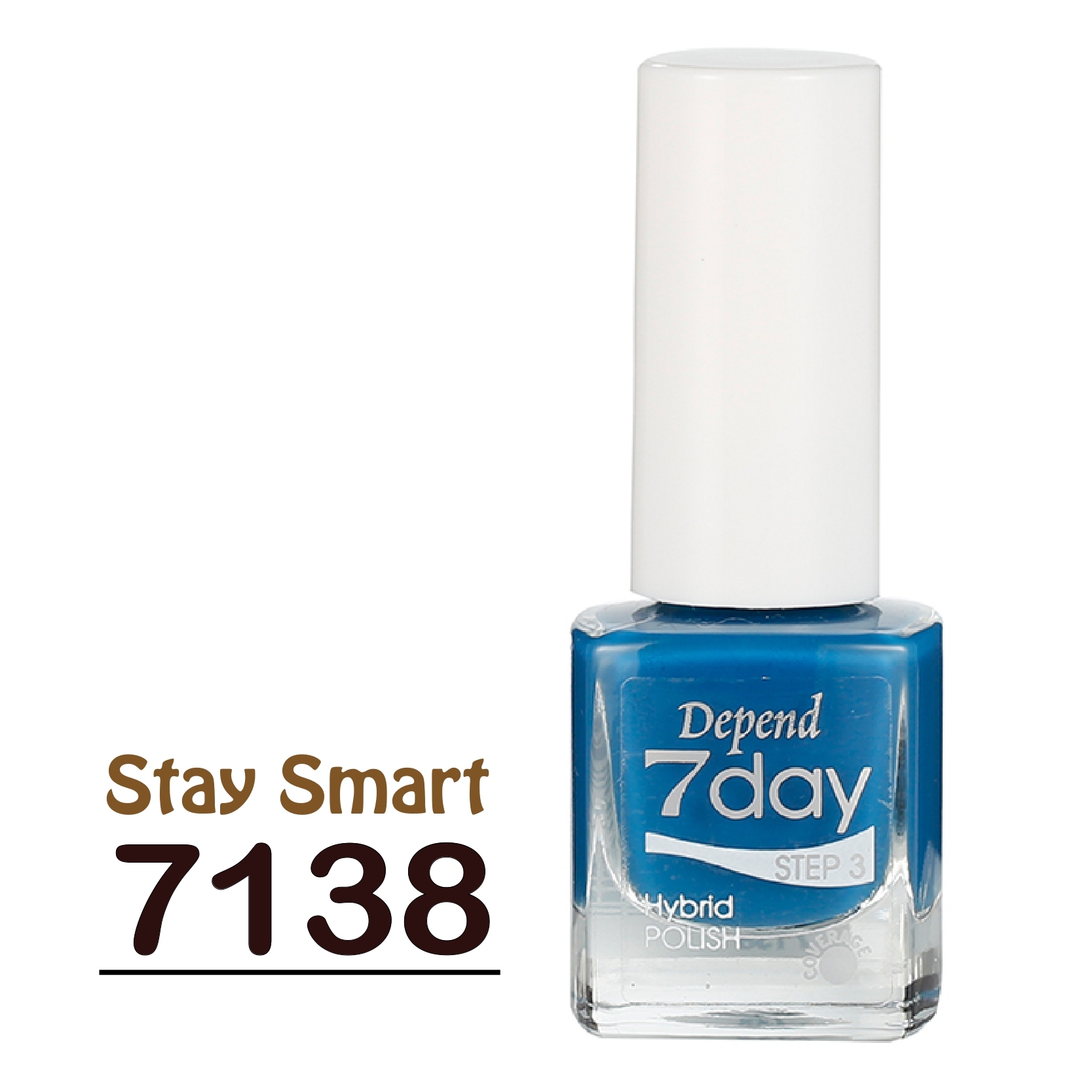 7day 仿GEL甲快乾甲油 7138 異國深彩藍色 (不透明)