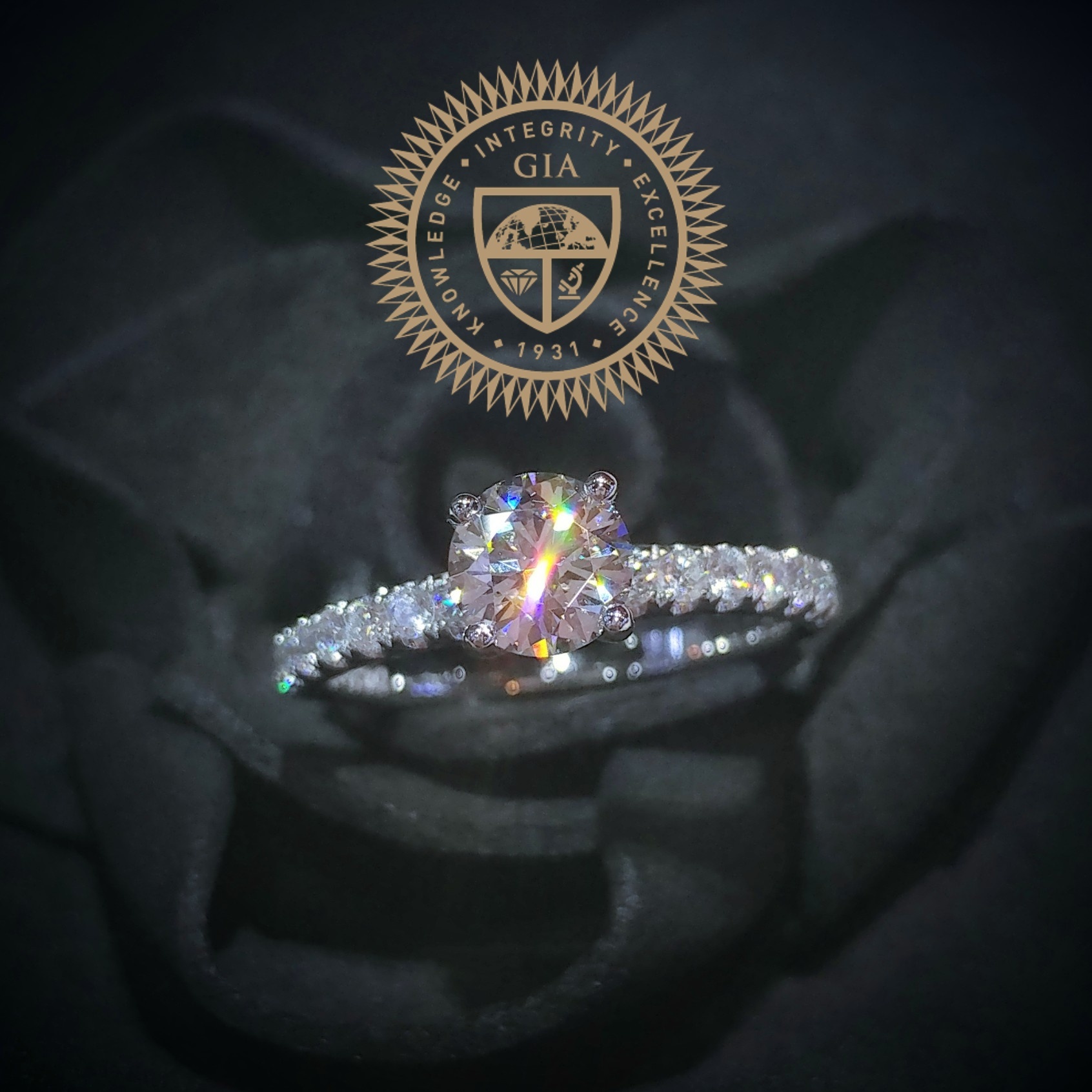 18K White Gold 0.80ct Diamond Solitaire Ring