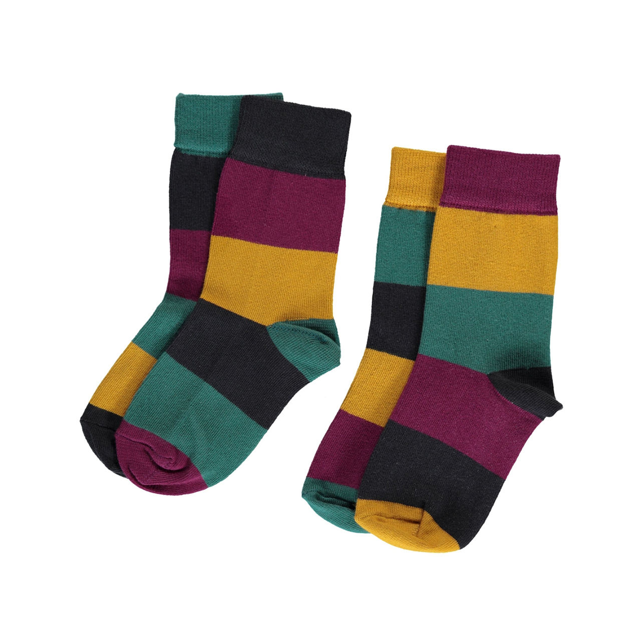 〖 Maxomorra 〗深色拼接襪子兩入組