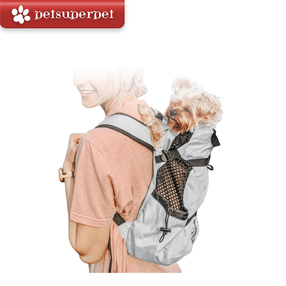 K9 Sport Sack AIR 2-  寵物背包/袋 - 灰色 [4尺寸]