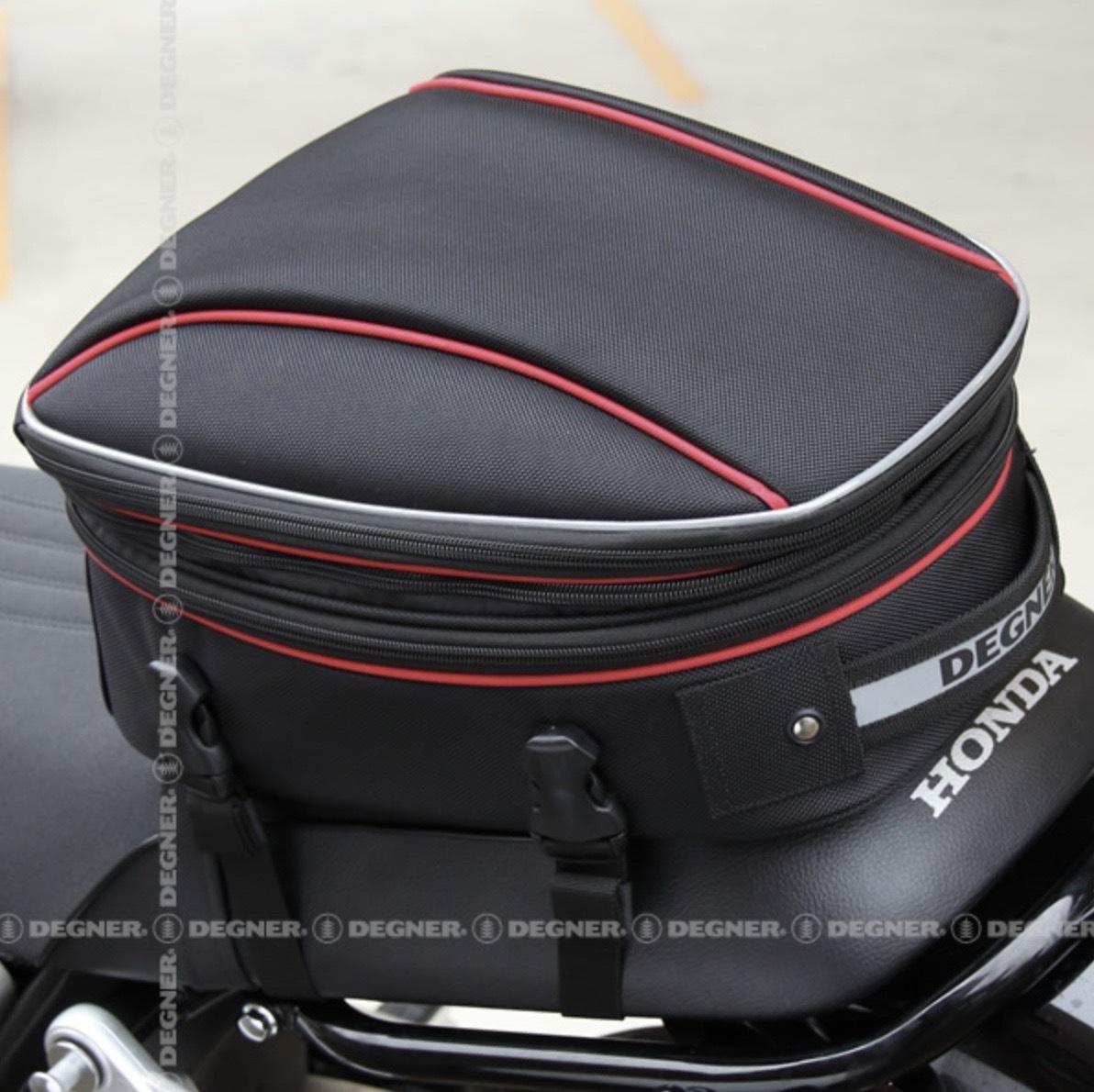 DEGNER ADJUSTER SEAT BAG NB-151 黑紅 後座包