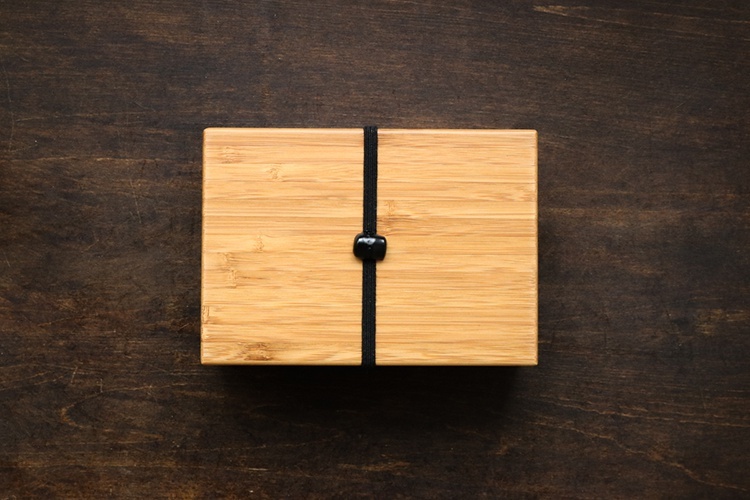 公長齋小菅-竹製便當盒／黑