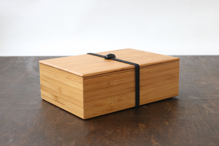 公長齋小菅-竹製便當盒／黑