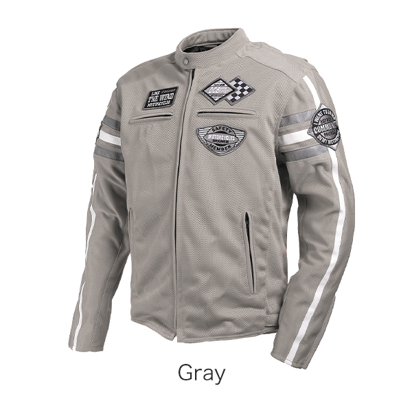 DEGNER 20SJ-3 灰色 夏季防摔衣 男版