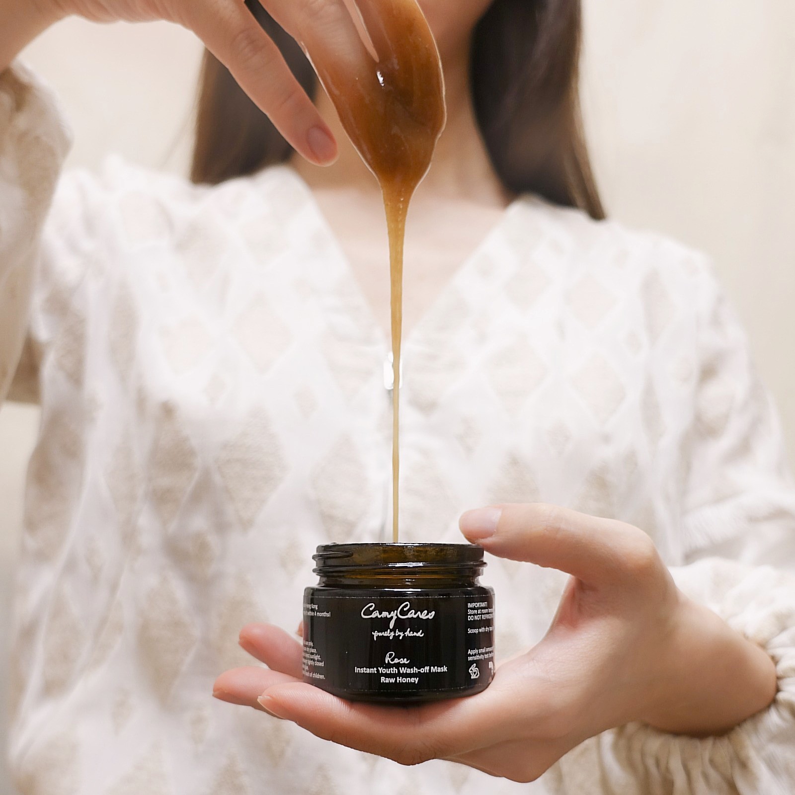 Raw Honey Rose Wash-off Mask | 99% Certified Organic